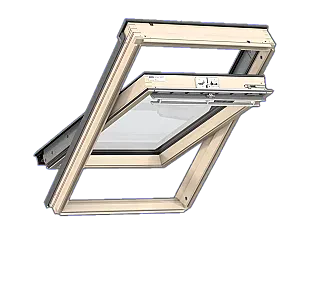 Roof window with handle on top (94x118cm)
