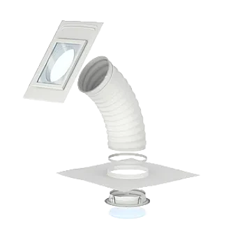 Light tunnel for pitched roof (14")