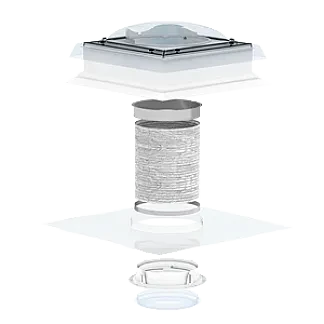 Light tunnel for flat roof (10")