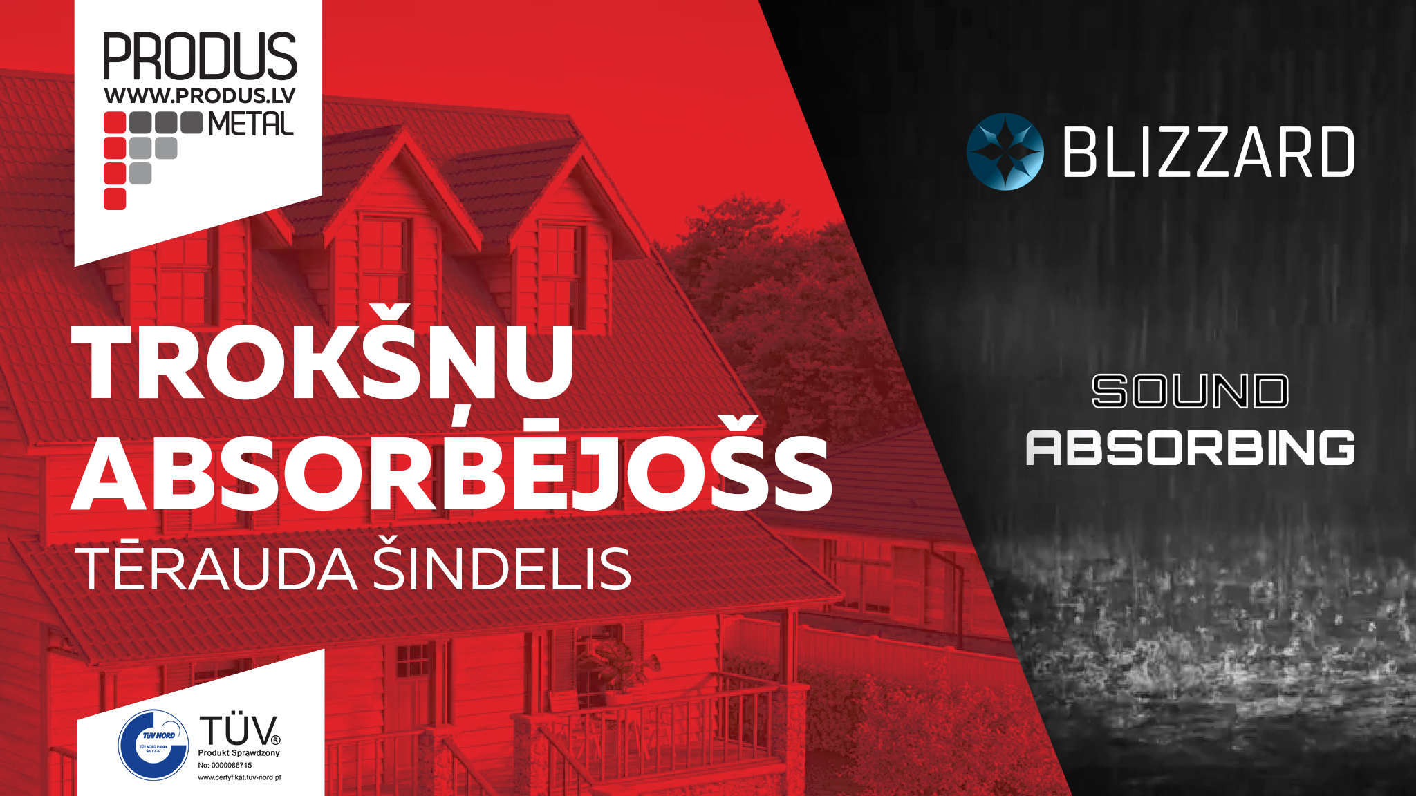 Blizzard skārda dakstiņš ar akmens smalci, tērauda dakstiņveida profils, metāla dakstiņprofils 