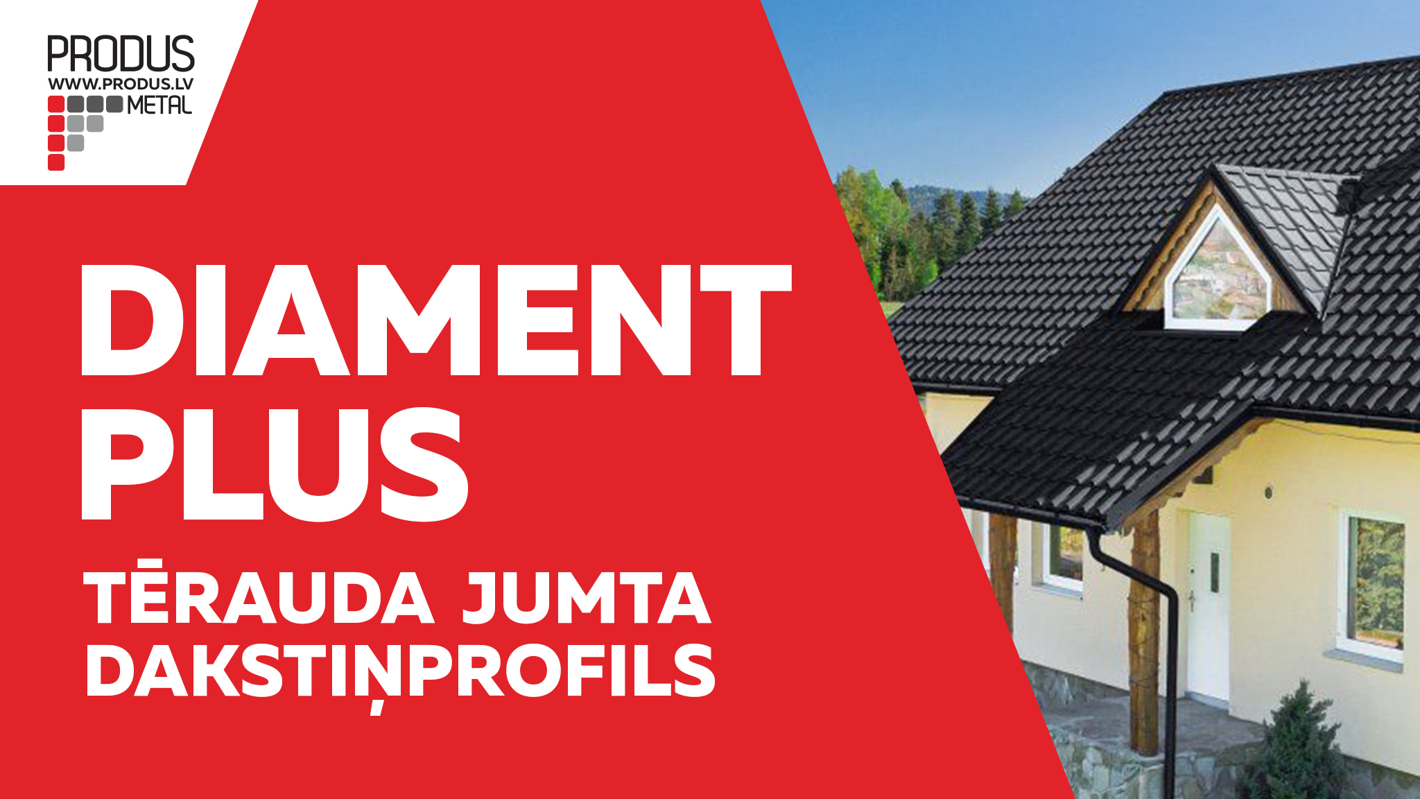 Diament Dakstiņprofils Moduļveida Jumtu segumi Tērauda jumts Metāla jumti Skārda jumti 