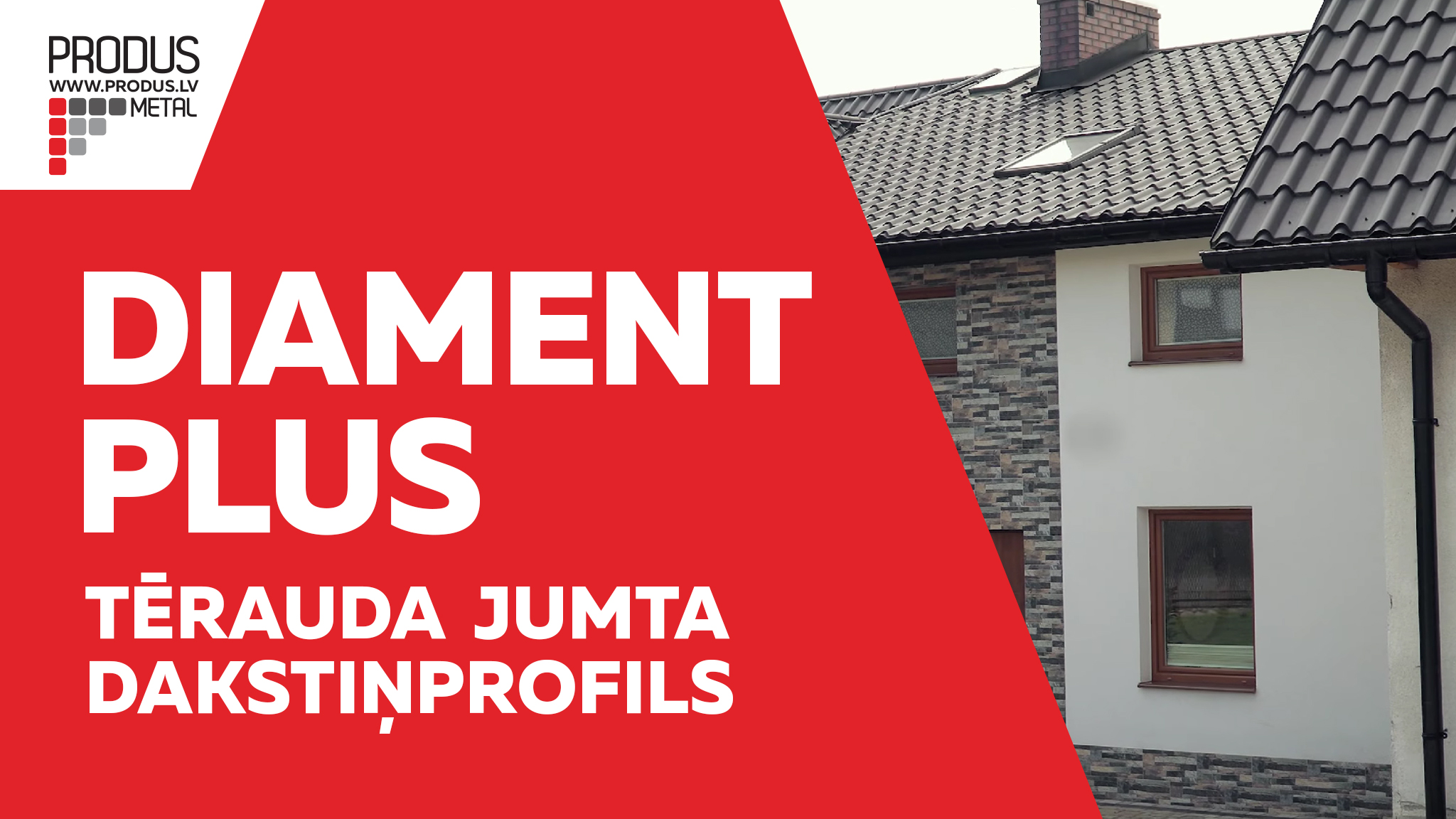  DIAMENT Dakstiņprofils Moduļveida Jumtu segumi Tērauda jumts Metāla jumti Skārda jumti 