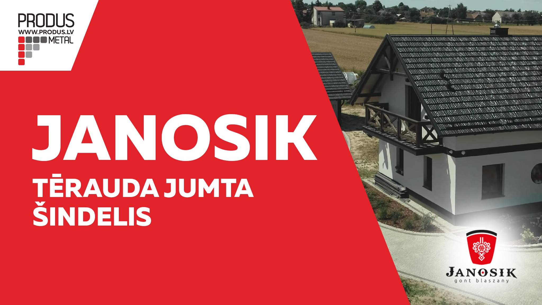 Janosik, tērauda šindelis, metāla šindelis, skārda šindelis, jumta šindelis, metāla dakstiņi