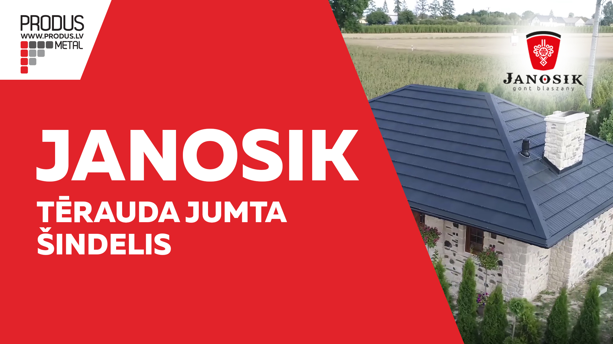  Janosik, tērauda šindelis, metāla šindelis, skārda šindelis, jumta šindelis, metāla dakstiņi 