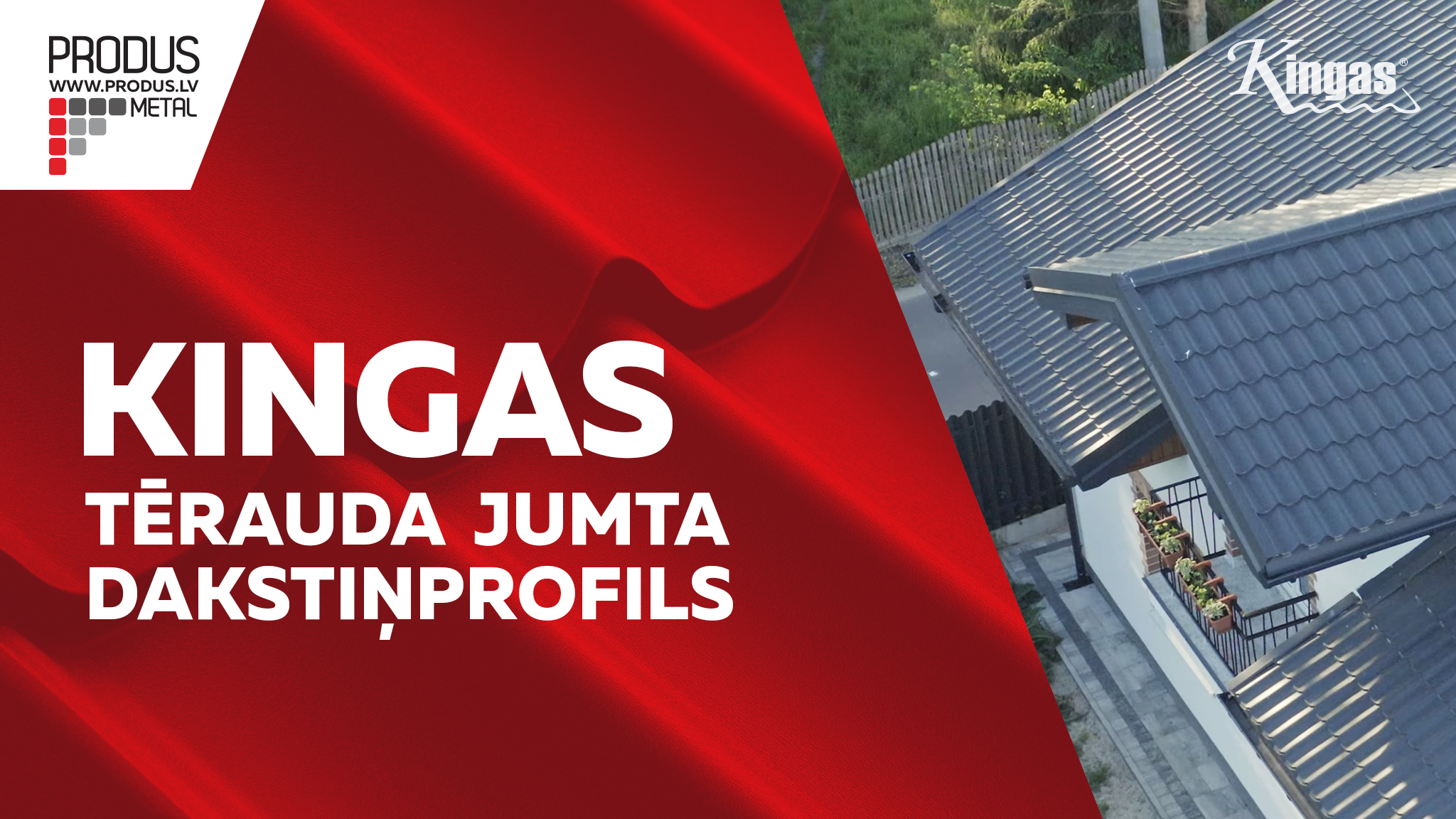 Kingas Dakstiņprofils Moduļveida Jumtu segumi Tērauda jumts Metāla jumti Skārda jumti