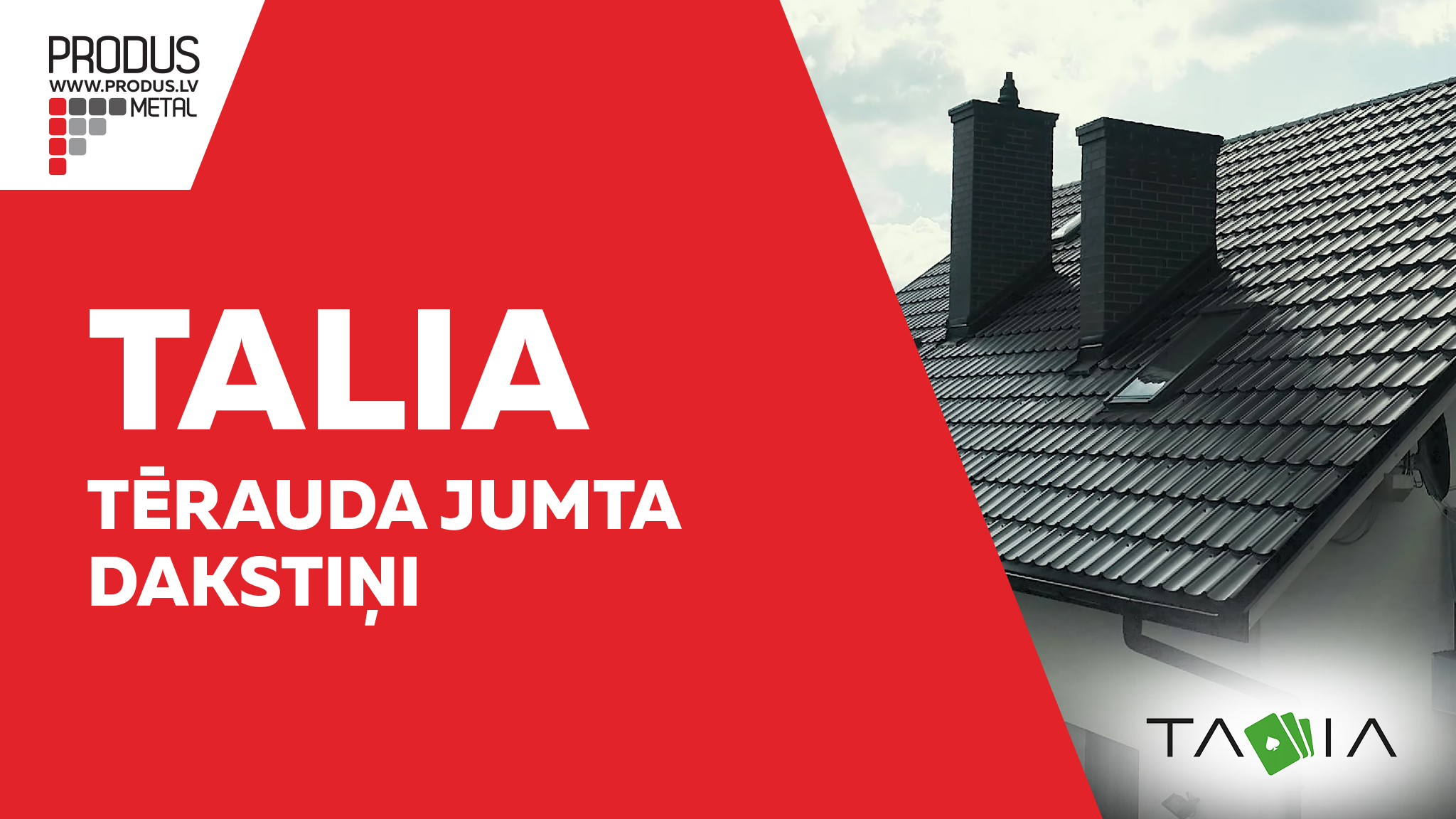  Produs Talia Dakstiņprofils Metāla Dakstiņi Moduļveida Jumtu segumi Tērauda jumts Skārda 