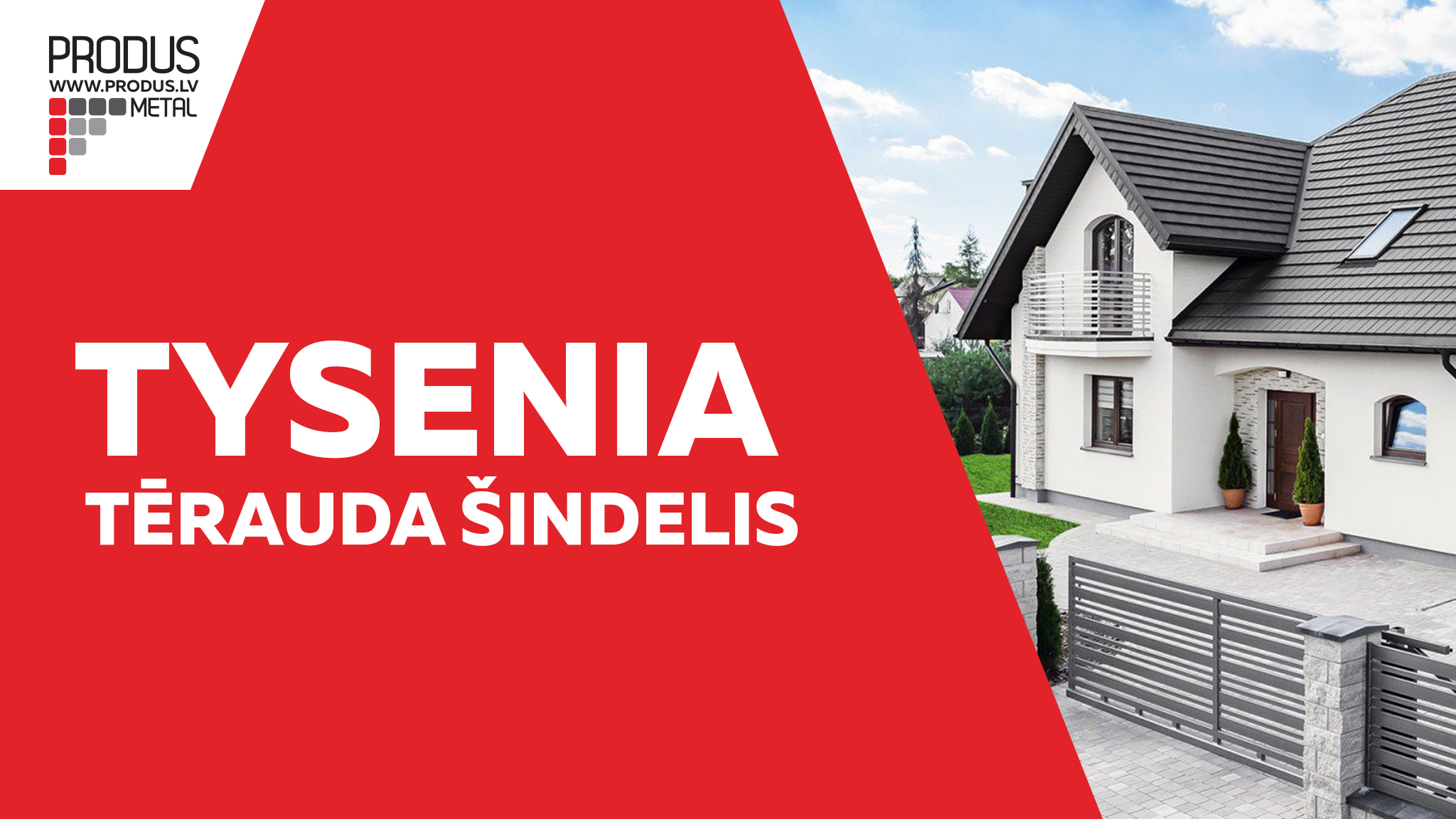 Produs Tysenia Tērauda jumta šindelis Moduļveida Jumtu segumi Tērauda jumts Metāla jumti Skārda